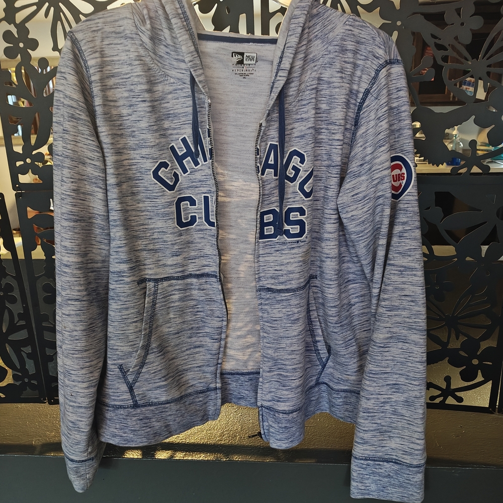 New Era Gray Chicago Cubs Women's Jacket